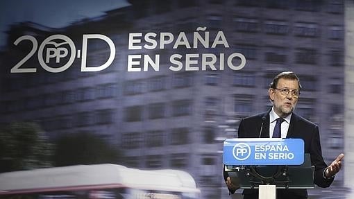 El presidente de Gobierno, Mariano Rajoy