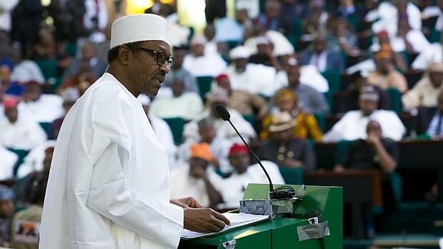 El presidente Muhammadu Buhari se dirige a la Asamblea el 22 de diciembre