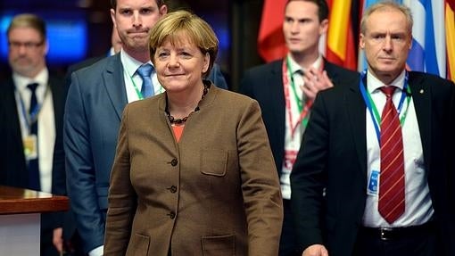 Angela Merkel, durante la cumbre europea del pasado 18 de diciembre en Bruselas