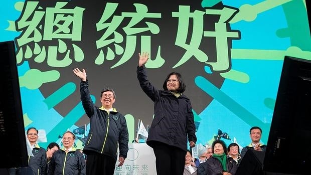 Tsai ha obtenido el 56,2% de los votos frente al 31% del candidato del Kuomintang, hasta ahora en el gobierno