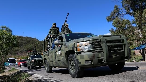 Unos 3.500 militares y 200 policías federales y estatales llegaron ayer a Chilapa