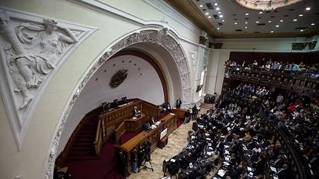 Sesión de la Asamblea Nacional del pasado martes