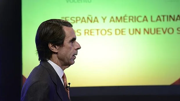José María Aznar, en un foro organizado en 2015 por Vocento