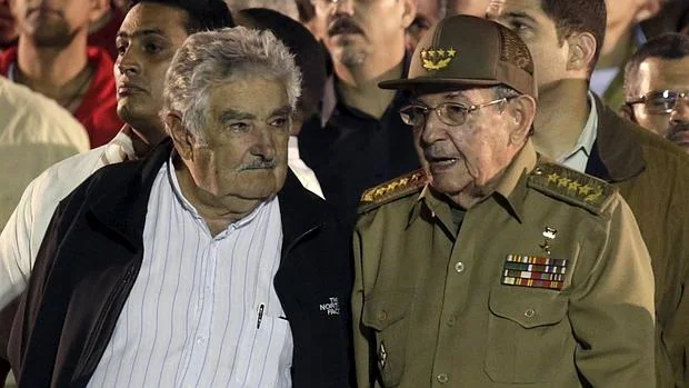 Raúl Castro y José Mujica, a finales de enero en un acto en La Habana