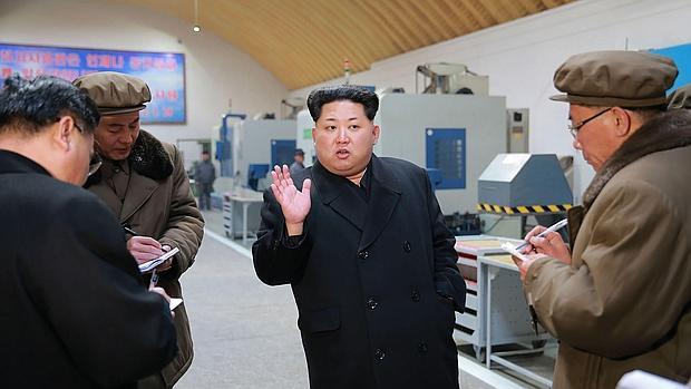 Kim Jong-Un, en un acto oficial