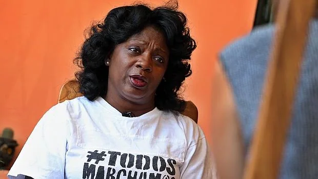 Berta Soler, líder de las Damas de Blanco, denuncia el aumento de la represión, este miércoles en La Habana