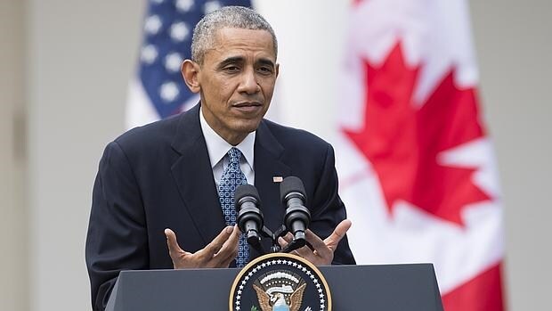 Obama, comparece en Washington tras reunirse con el primer ministro canadiense