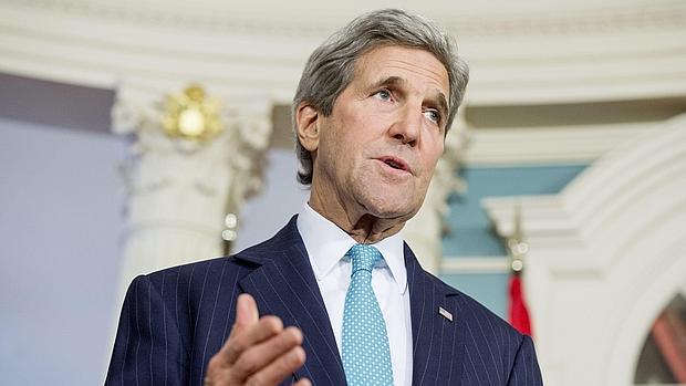 El secretario de Estado de EE. UU., John Kerry, en una rueda de prensa ofrecida el pasado 9 de marzo