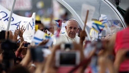 Francisco, a su llegada a la Plaza de la Revolución, en La Habana, el pasado 20 de septiembre