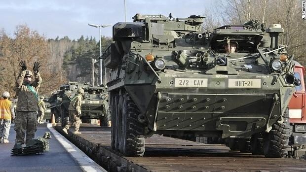 EE.UU. mandará 250 tanques y 1.700 vehículos ligeros