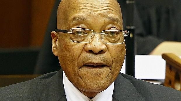 El presidente Zuma en el Parlamento