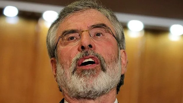 El líder del Sinn Féin, Gerry Adams