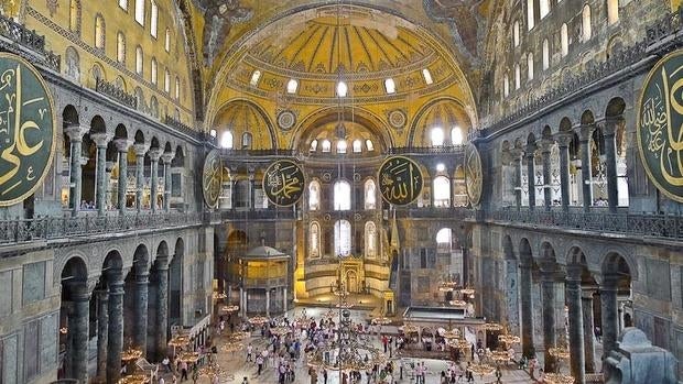 La basílica de Santa Sofía, en Estambul (Turquía)