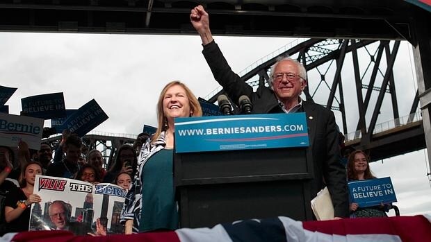Bernie Sanders, en un acto en Kentucky