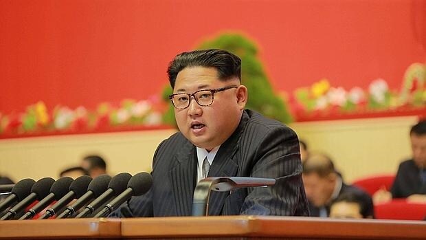 Kim JOng-un interviene en el Congreso del Partido de los Trabajadores en Pyongyang