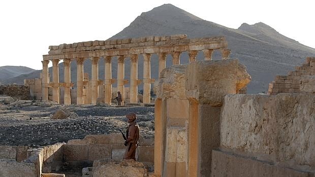 Imagen de las ruinas de Palmira recuperadas a Daesh