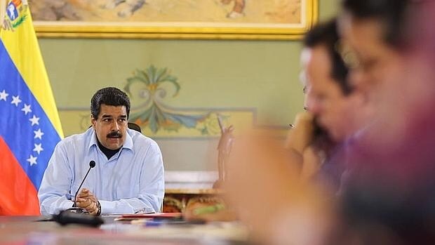 El presidente venezolano Nicolás Maduro en el Palacio Presidencial de Caracas