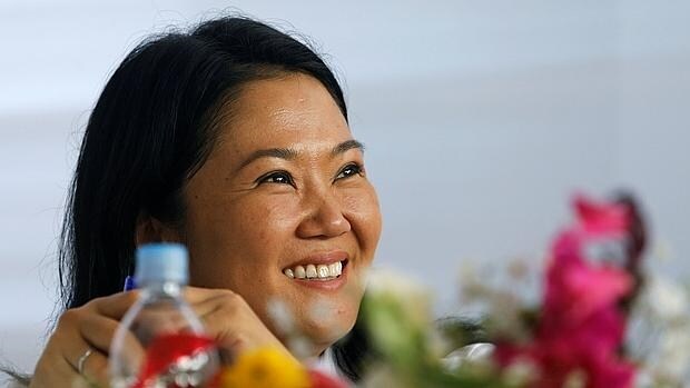 La candidata peruana Keiko Fujimori, de campaña en Perú