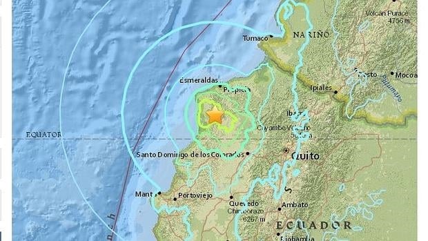 Un muerto y 85 heridos leves tras los terremotos de 6,8 grados en la costa de Ecuador