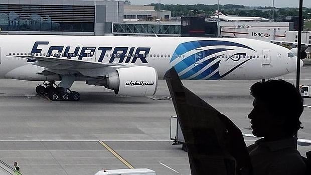 Uno de los aviones de la compañía de vuelos Egyptair