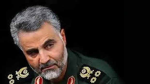 Primer plano del general Qasem Soleimani, líder de la fuerza iraní de élite Quds