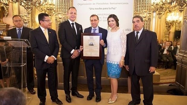 Luis Ayllón, premio «Personalidad iberoamericana del año»