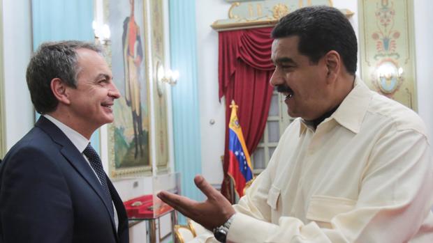 Zapatero, con Maduro, en una fotografía reciente
