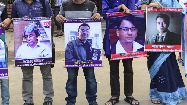 Bangladesh anuncia la muerte del principal sospechoso del asesinato del activista Avijit Roy