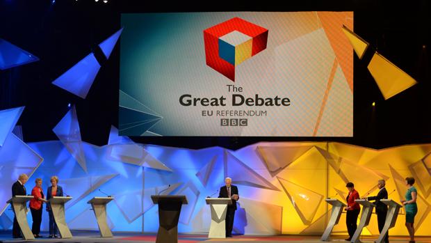 La líder conservadora escocesa sorprende en el debate de Wembley y frena a Boris Johnson