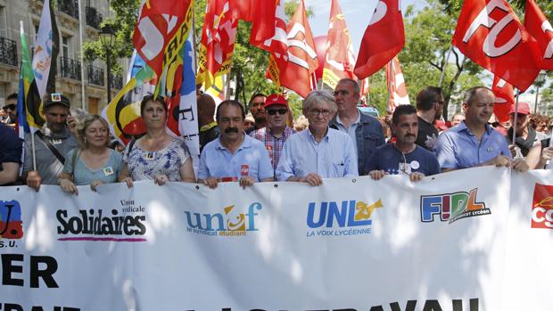 Al menos 113 detenidos en una nueva manifestación sindical contra la reforma laboral en París