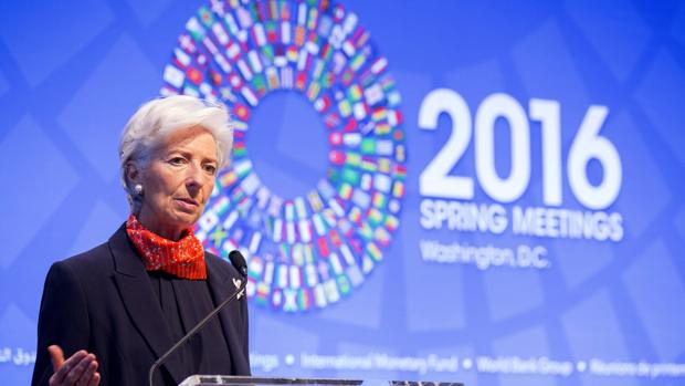 La directora del FMI, Christine Lagarde