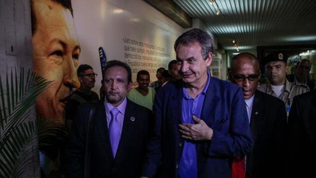 José Luis Rodríguez Zapatero, a su llegada a Caracas el pasado 8 de julio