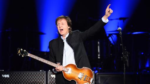 Paul McCartney durante un concierto en París, el pasado 30 de Mayo