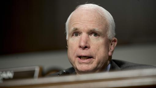 El senador Jhon McCain el pasado 9 de febrero en Capitol Hill, en Washington