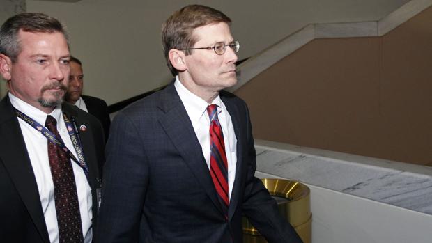 El ex jefe de la CIA, Michael J. Morell, en Capitol Hill, Washington, en 2012