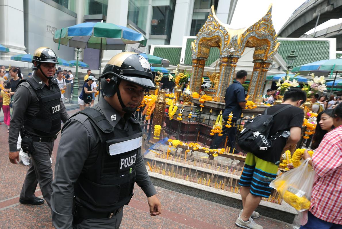 Tailandia ha reforzado la presencia policial tras los ataques realizados la semana pasada en áreas turísticas