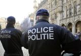 Foto de archivo de dos agentes de la policía belga en la Grand Place, en Bruselas