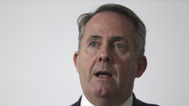 El ex secretario británico de Defensa y candidato de la dirección Conservador , Liam Fox ,