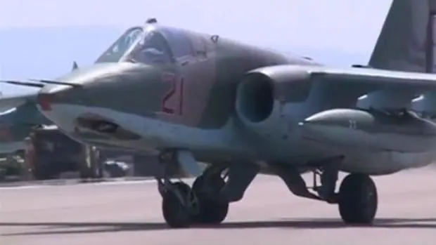 Avión de combate ruso enviado a Siria