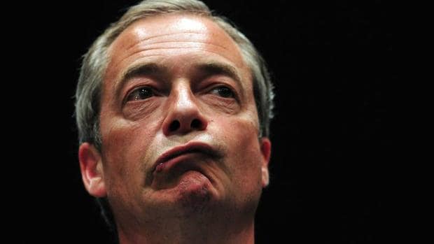 El antiguo líder del Partido por la Independencia del Reino Unido, Nigel Farage