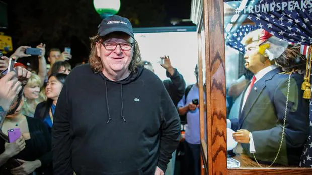 Michael Moore, durante el estreno de su documental