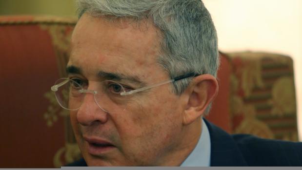 El expresidente colombiano Álvaro Uribe