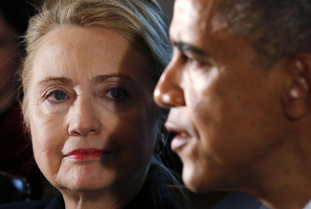 Hillary Clinton y Barack Obama