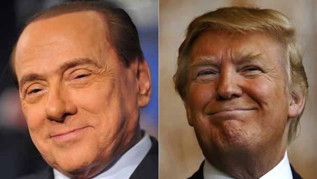 Silvio Berlusconi y Donald Trump
