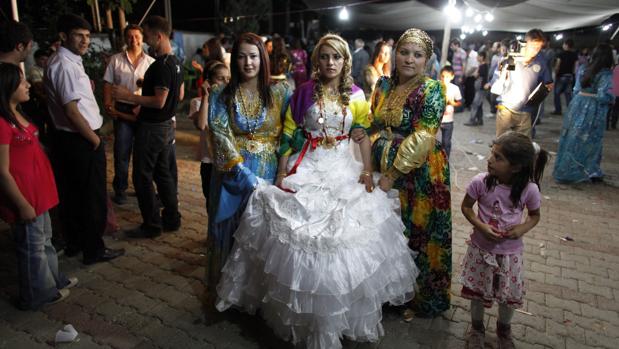 Una novia kurda en la ciudad turca de Hakkari en 2010