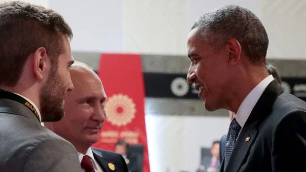 Putin y Obama, durantre su encuentro en la cumbre que se celebra en Perú