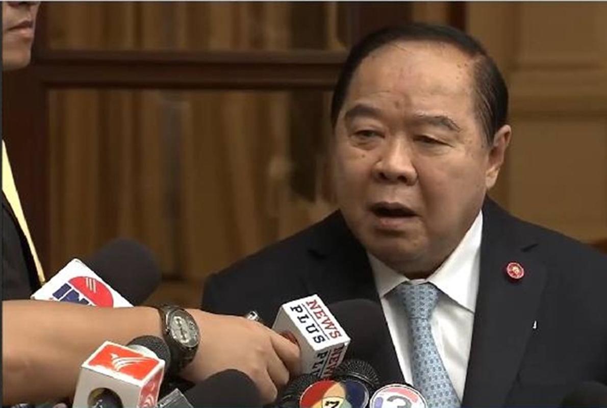 El viceprimer ministro Prawit Wongsuwan