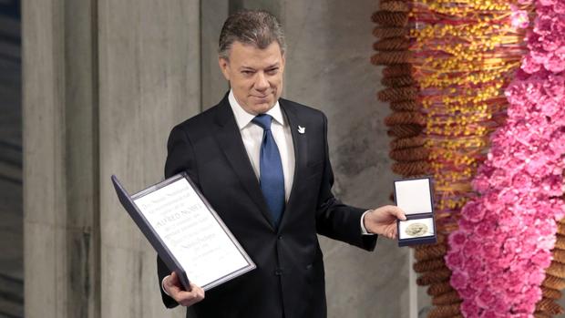 El presidente de Colombia se convirtió en el Premio Nobel de la Paz de este año el pasado 7 de octubre