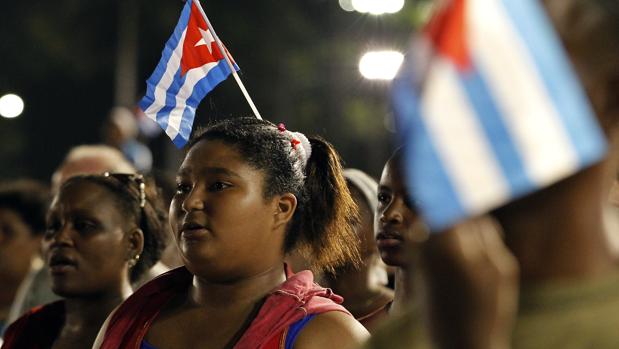 La Habana, durante el homenaje a Fidel Castro