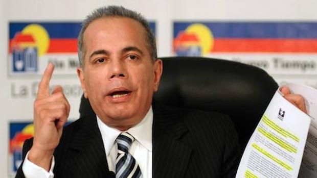 El excandidato presidencial venezolano Manuel Rosales